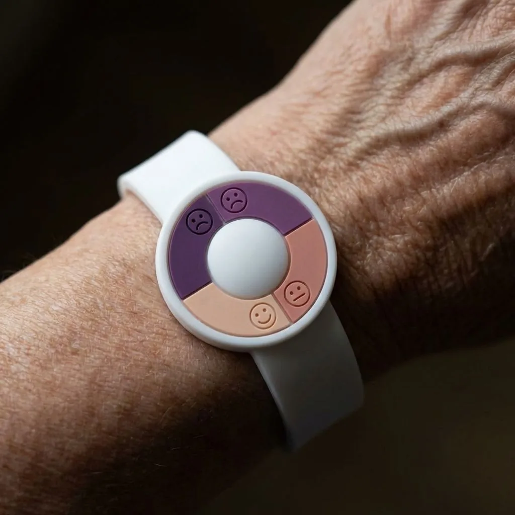 UV-Armband im Schatten: Sensor hell